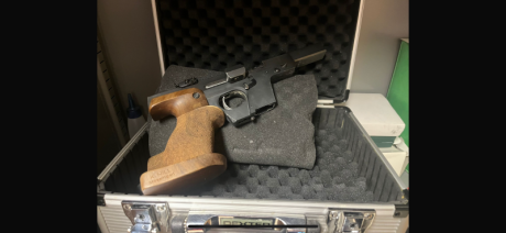 Arma antigua pero en perfecto estado. Funciona a la perfección con cualquier munición. Empuñadura M-L. 00