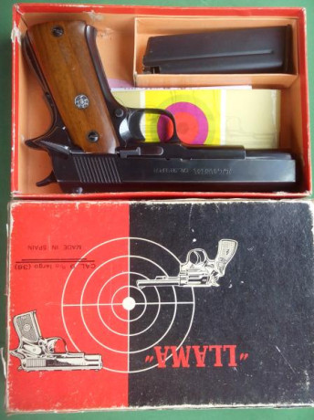 Hola, vendo pistola marca Llama
Modelo VIII
Calibre 38 súper auto
1 cargador original
Caja original con 02