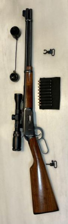 Winchester 94 del 2013 en perfecto estado, muy pocos tiros, con visor Bushnell Banner 1-4x32 i fijación 01