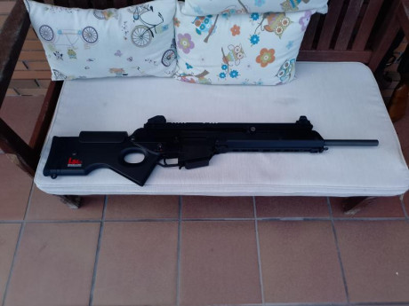 Se vende fusil militar versión civil hk sl8 en calibre 222 rem mag, nuevo a estreno, manual y herramientas 00