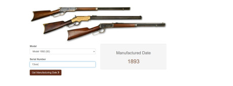 Se vende winchester mod 1892 en 44/40 guiado en D, calibre 44/40, según la pagina de winchester fabricado 11