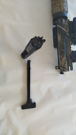 Vendo mi S&w camo 300Bk. Lo vendo por no usar , regalo funda táctica, punto rojo,alza y punto de mira, 111