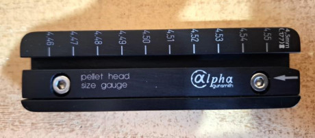 Vendo Pellet head size gauge para balines del .177
Está en Alicante.
Pido 50 euros.
Cualquier duda o pregunta 00