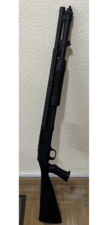 Se vende culata táctica para Mossberg 500/590 SpeedFeed IV. Nueva sin uso.
Con pistol grip. Fabricado 00