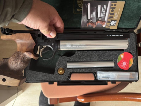 Hola buenos días ,vendo una steyr lp50 con apenas 200 disparos(comprada en abril de 2025) por no usar, 10