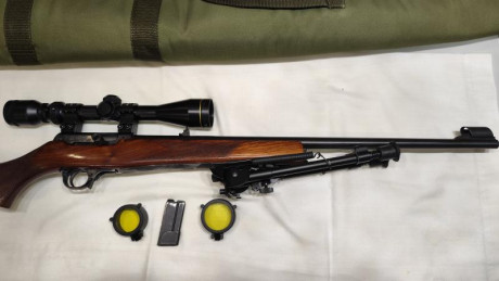 Vendo Carabina BRNO CZ511 Semiautomatica, con algunos accesorios:
   - Visor Gamo 3-9x40 con las dos protecciones 12