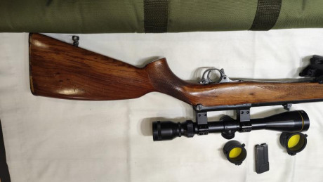 Vendo Carabina BRNO CZ511 Semiautomatica, con algunos accesorios:
   - Visor Gamo 3-9x40 con las dos protecciones 20