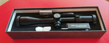 Pongo a la venta por falta de uso este visor Vector Optics Taurus 4-24x50 FFP totalmente nuevo, de reestreno, 02