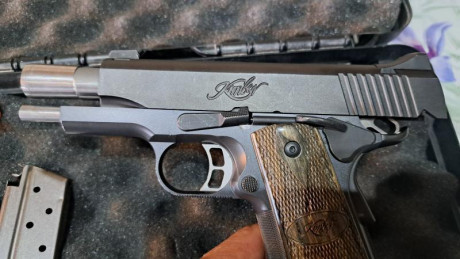 Pistola kimber en 9 mm pb en muy buen estado.
Ha disparado muy poco,
Se encuentra en Madrid
450 euros 00