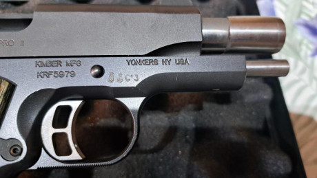 Pistola kimber en 9 mm pb en muy buen estado.
Ha disparado muy poco,
Se encuentra en Madrid
450 euros 11