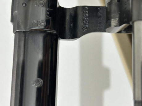 Vendo mi revólver K-14, calibre 38 Sp.
Estado impecable. Habrá pocos tan bien conservados.
Cacha Knill. 00