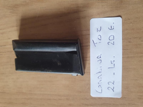 Vendo los siguientes cargadores del 22LR. Más envío por Correo Certificado. Un saludo.
Mi nombre es Marcelo 00