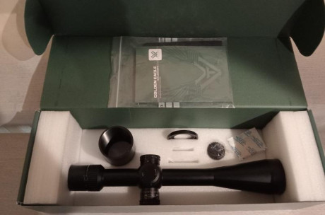 Buenos dias
Vendo dos visores Vortex Golden Eagle 15-60 x 52
Excelente estado de conservación. (nuevos)
Uno 01