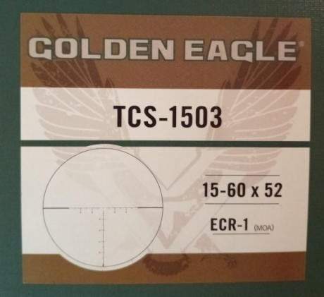 Buenos dias
Vendo dos visores Vortex Golden Eagle 15-60 x 52
Excelente estado de conservación. (nuevos)
Uno 10