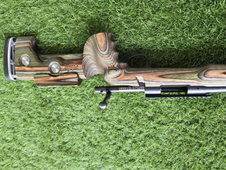 Vendo Remington 700 de zurdo calibre 308 en culata GRS Sporter madera laminada. Cañon 26" semipesado.
Ha 10