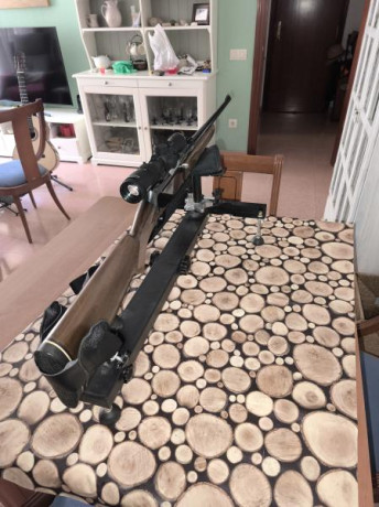 Pongo a la venta mi 7mm.RM por vaciar armero.
Está impecable de pavonado, sólo dos rayitas en culata, 01