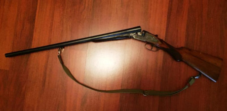 Hola a todos compañeros,
Vendo una escopeta paralela LAURONA calibre 12 de doble gatillo para caza menor 00