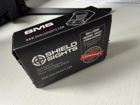 Punto rojo sin estrenar marca Shield Sights modelo mini,
Con placa para Glock 17 5a generación

Escucho 01