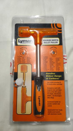 Vendo martillo de inercia marca Lyman
Para todos los calibres hasta cal. 45 siempre que coja dentro del 01