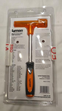 Vendo martillo de inercia marca Lyman
Para todos los calibres hasta cal. 45 siempre que coja dentro del 00