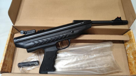 Vendo pistola de aire comprimido monotiro marca Hatsan modelo 25 Superchargen

   - Muy poco uso, seminueva. 00