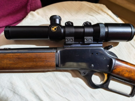 Rifle palanquero marca Marlin modelo 1894 ,calibre 44 remington magnun , cañon de 51 cm , estriado micro 02