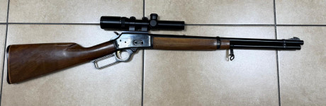 Rifle palanquero marca Marlin modelo 1894 ,calibre 44 remington magnun , cañon de 51 cm , estriado micro 01