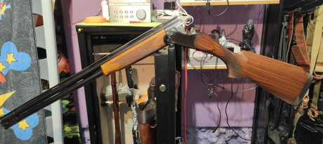 Vendo escopeta superpuesta Franchi Astore Sporting, pero con culata de Trap, tiene sus años, pero está 00