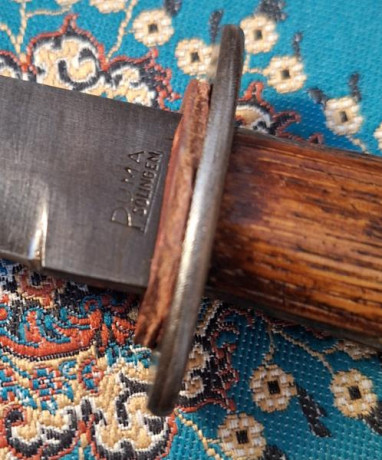 Daga de trinchera original marcada Puma Solingen, alemania WWII, fabricacion temprana, finales de los 01