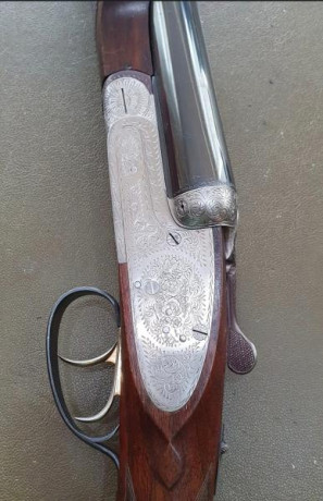 A la venta Escopeta Paralela Union Armera GRULLA mod. 21Special Gama Alta, Calibre 12, Cañon de 71 con 00