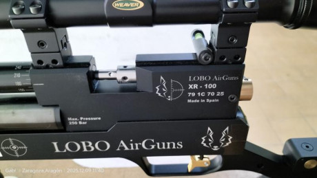 Lobo XR100 Varmint Ligero
Cal. 4,5 16 julios, cañón Lothar Walther indexable, sintonizador de cañón, airstriper, 00