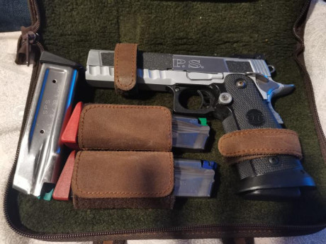 Estimados, pongo a la venta una SPS 2011 STANDAR PLUS HYBRYD en 9 y 40 S&W,. Está fabricada y montada 00