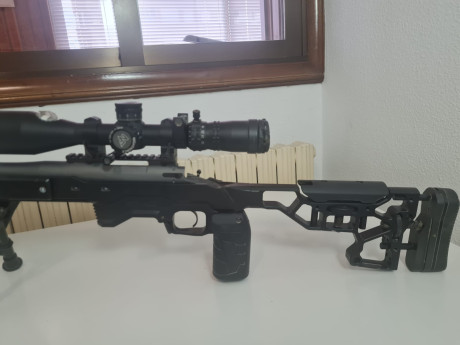 Chasis MDT ACC Short Action Right hand, con pesos incluidos, compatible con Remington 700, Bergara, etc..
Precio 01
