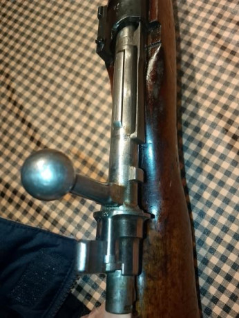 Buenos días : En venta rifle Máuser steyr 1912, chileno con bayoneta, calibre 308W, guiado en D .
A salido 00