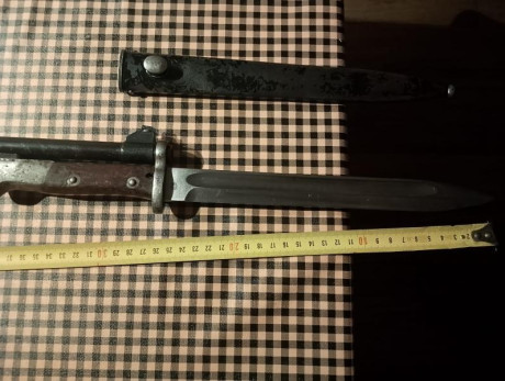 Buenos días : En venta rifle Máuser steyr 1912, chileno con bayoneta, calibre 308W, guiado en D .
A salido 12