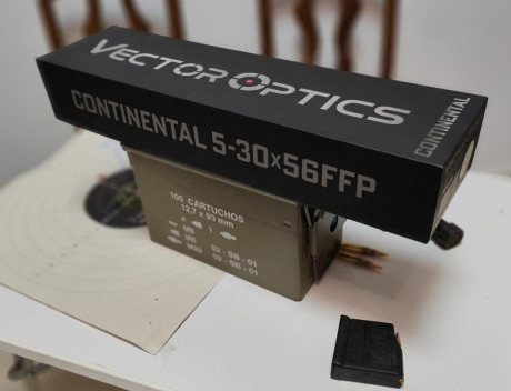 Vendo Visor Vector Optics Continental x6 5-30x56 VCT-34FFP. Está como nuevo, comprado en Mayo de este 02
