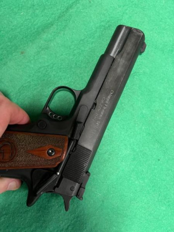 Se vende pistola Chiappa 1911 

Se vende Chiappa 1911 del 22 en buen estado, incluye maletín y dos cargadores. 00