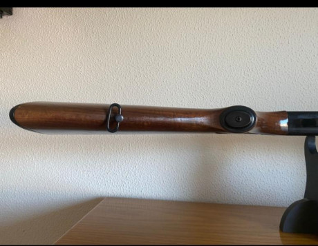 Escopeta semiautomática Breda con las siguientes características:


- Modelo Aries 2.

 - Calibre 12/70

- 11