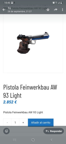 Buenas tardes, un amigo que deja el tiro vende esta pistola, sobre la que está todo escrito, poquísimos 02