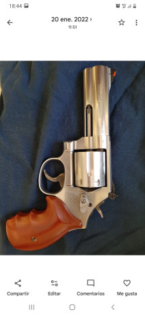 Buenas tardes, un amigo que se retira del tiro vende este magnífico revolver en calibre 357 magnum de 01