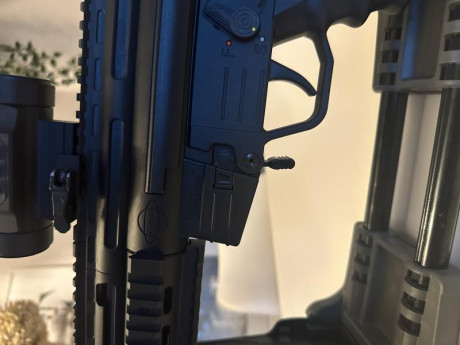 Tengo una carabina calibre 22 nueva comprada este año sin usar, con cargador de 25 balas.
Viene con punto 32