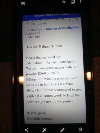 Hola buenas 
E estado buscando información para llenar el espacio vacío entre el proyectil y la pólvora 90