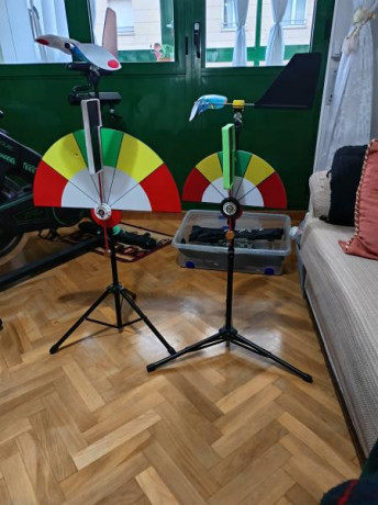 Vendo veletas realizadas por el gran tirador Mariano Garcia Falcon.La grande con un tiro realizada en 02