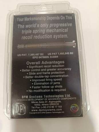 Buenos días,

Vendo para Beretta 92 muelle recuperador DPM en perfecto estado. 55€.

REBAJADO A 50€

Se 00