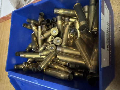 Tengo vainas del 308 a las que no les daré uso. Son de un solo disparo y están tal como salieron del rifle 20