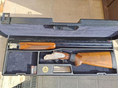 Se cede Lanber 2098 Trap, cañon de 76cm, 2 y 1* fijas. Maletín original, culatin ajustable. Muy buen estado.
Precio: 01