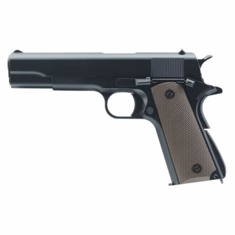Hola, estoy buscando una réplica tipo Colt 1911 en Co2 (de gas gbb no) de airsoft. Preferiblemente marcas 00