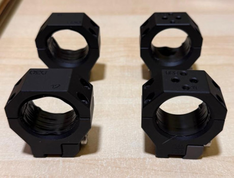 Buenas tardes
Vendo estos dos conjuntos de anillas para visor
Diámetro tubo: 30mm
H:30mm
Aptas para carril 02