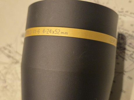 Vendo leupold 4-24×52

Reticula iluminada varmint hunter

Torreta balistica y monturas recknagel 

Tubo 00