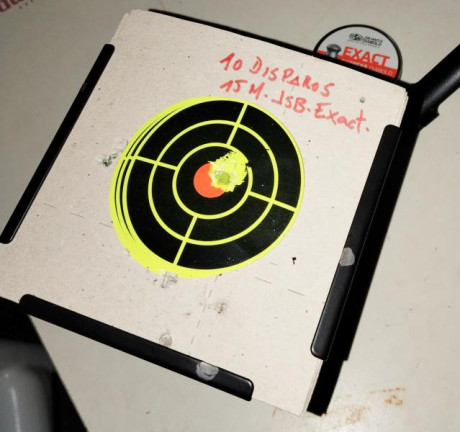 Modificada,buscando maxima presicion,cañon, enfundado en fibra de carbono y culata recortados,guias de 50